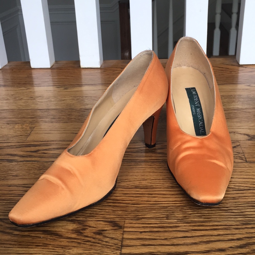 Laurent Mercado Satin Heels